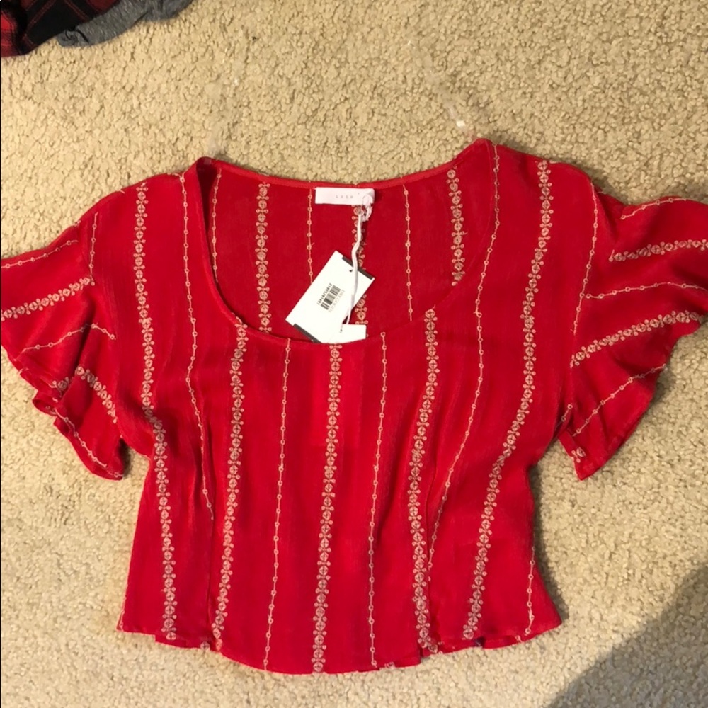 LUSH top. Never worn tags attached. Crop top small